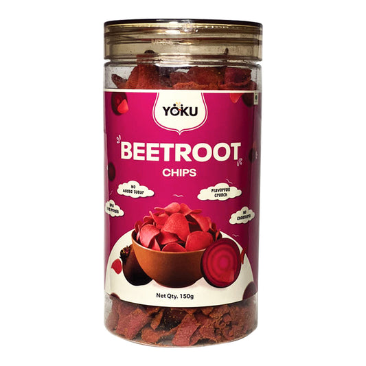 YOKU Beetroot Chips | Baked, Gluten-Free & Nutrient-Rich Snack