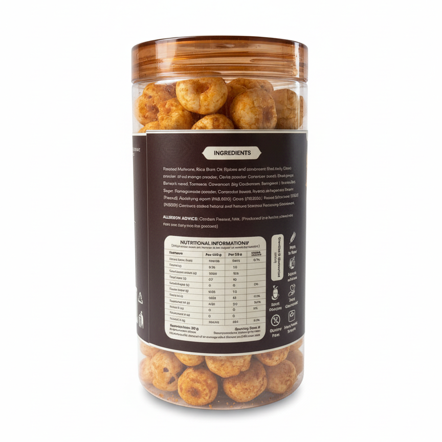 YOKU Tandoori Roasted Makhana | High-Protein Fox Nuts with Authentic Indian Flavours